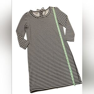 Talbots Black and White Sheath Dress with Peter Pan Collar